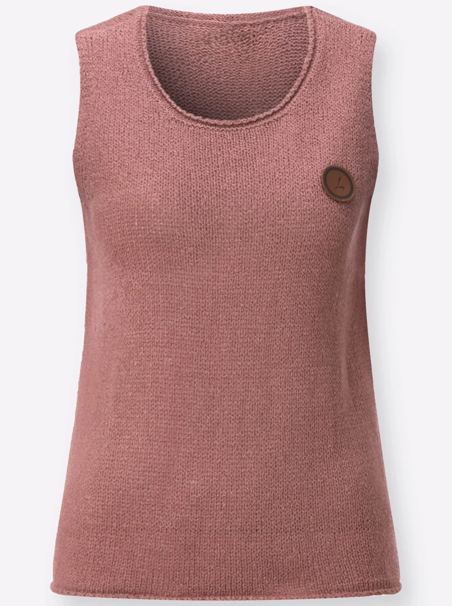 Stricktop mit Rundhals-Ausschnitt