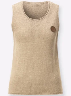 Stricktop mit Rundhals-Ausschnitt