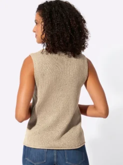 Stricktop mit Rundhals-Ausschnitt