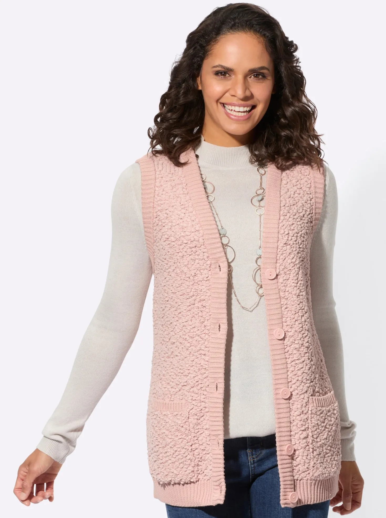 Strickweste flauschig weicher Qualität