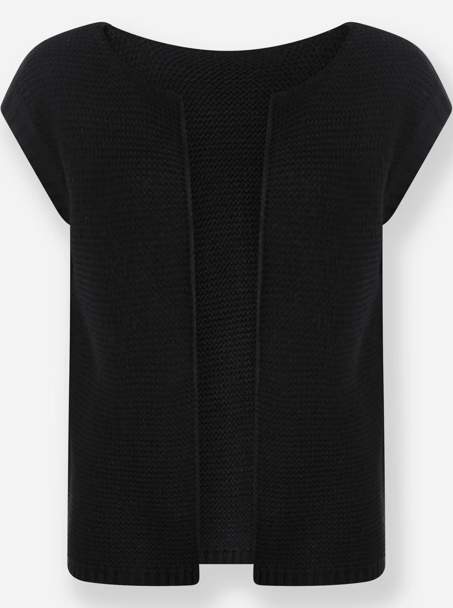 Strickweste mit 30% Schurwolle