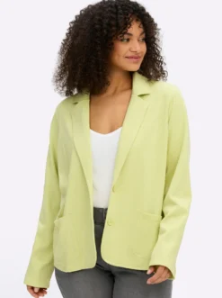 Sweatblazer im figurbetonten Schnitt