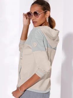 Sweatjacke im softweichen Modal-Mix