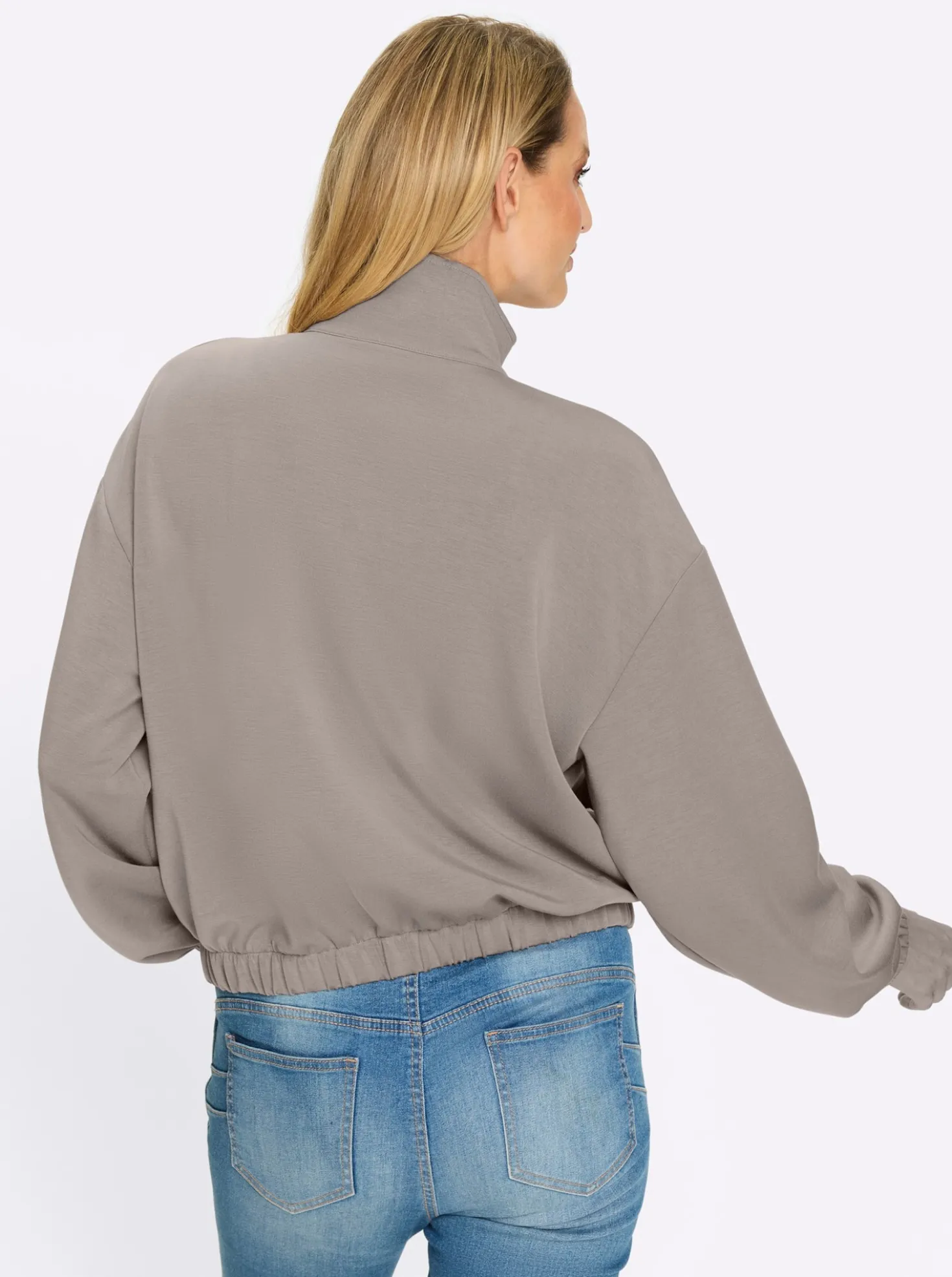 Sweatjacke mit Blasebalg-Taschen