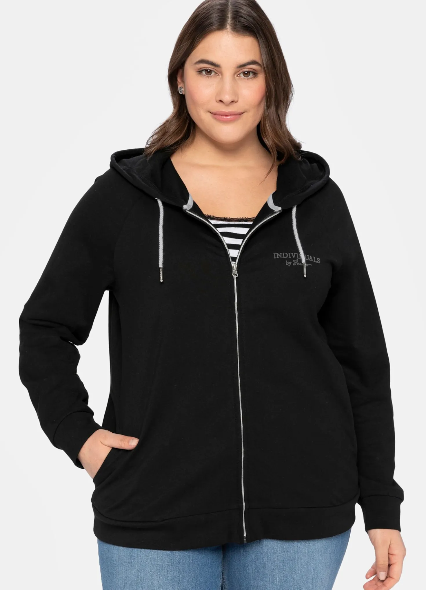 Sweatjacke mit Kapuze