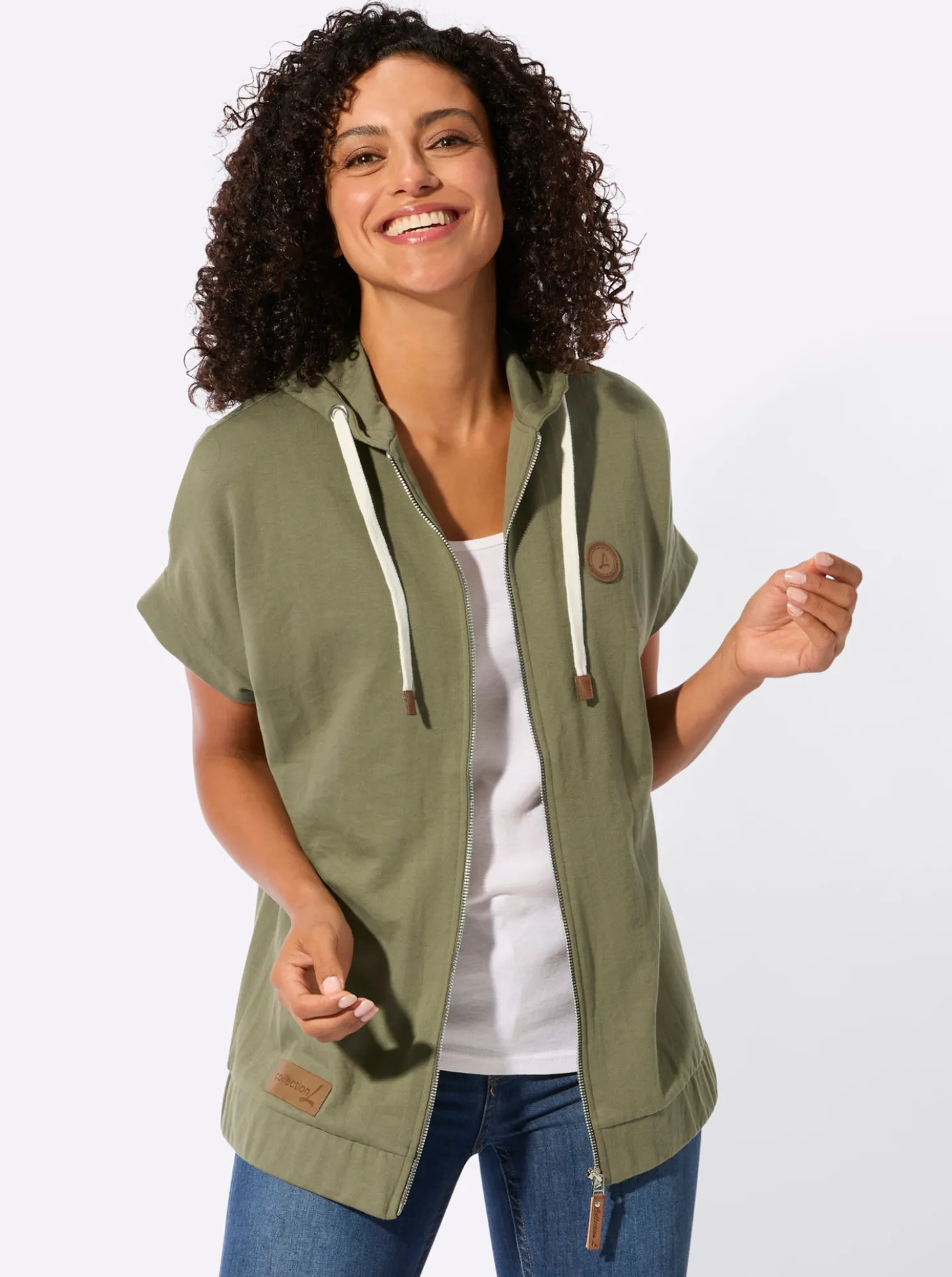 Sweatjacke mit Kapuze