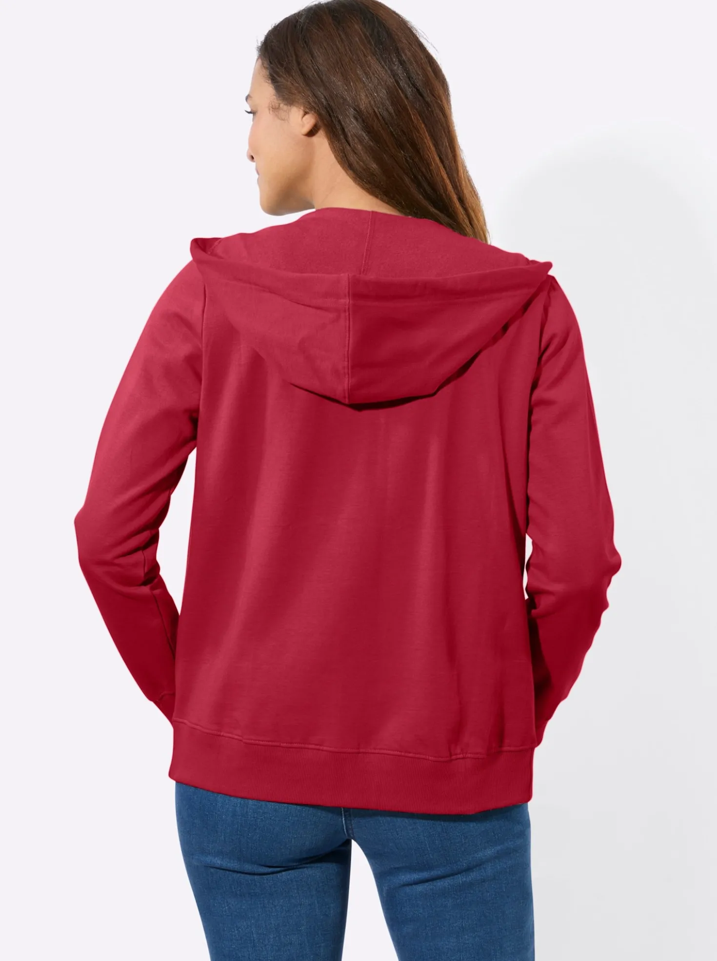 Sweatjacke mit Känguru-Taschen