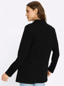 Sweatjacke mit 2-Wege-Reißverschluss