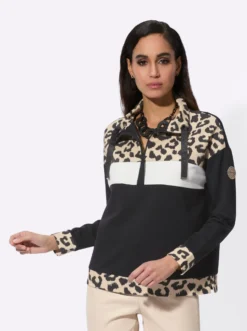 Sweatshirt im hochwertigen Mix mit Modal