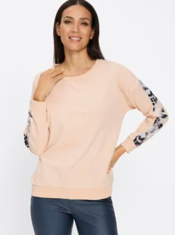 Sweatshirt mit Animal-Print