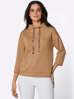 Sweatshirt mit Bindebändern
