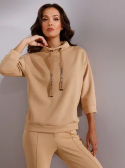 Sweatshirt mit Bindebändern