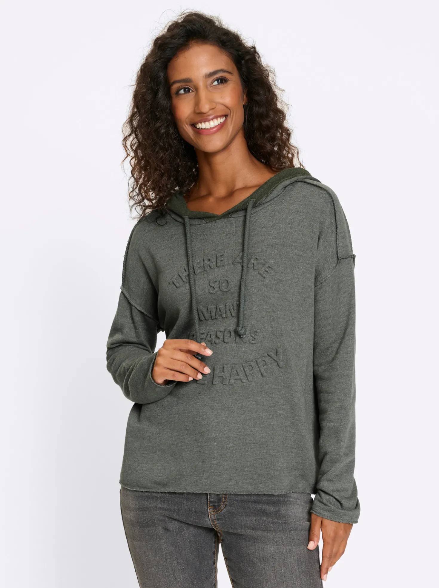 Sweatshirt mit 3-D-Lettering