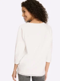 Sweatshirt mit 3D-Prägung