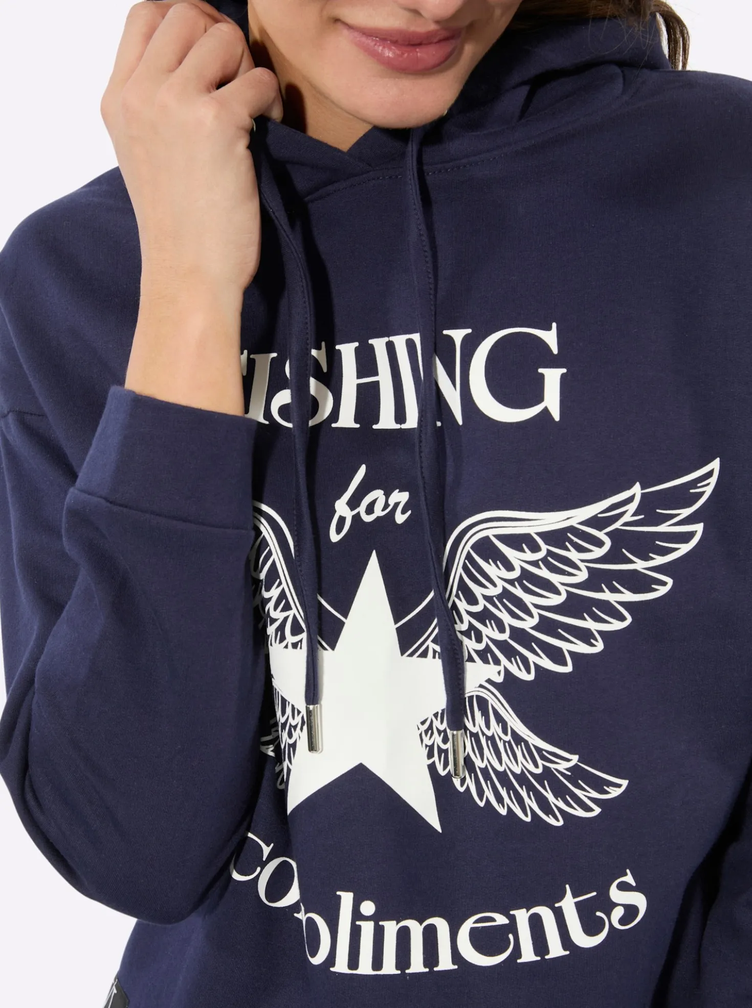 Sweatshirt mit Druck-Motiv