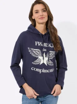 Sweatshirt mit Druck-Motiv
