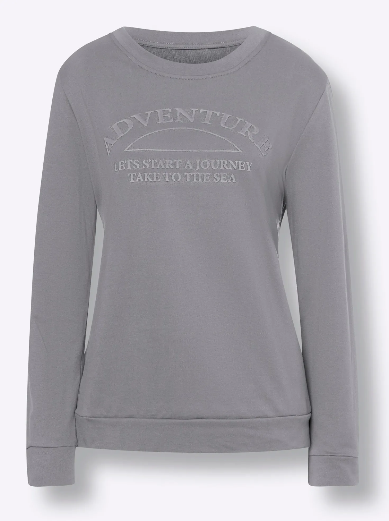 Sweatshirt mit 3D-Schriftzug