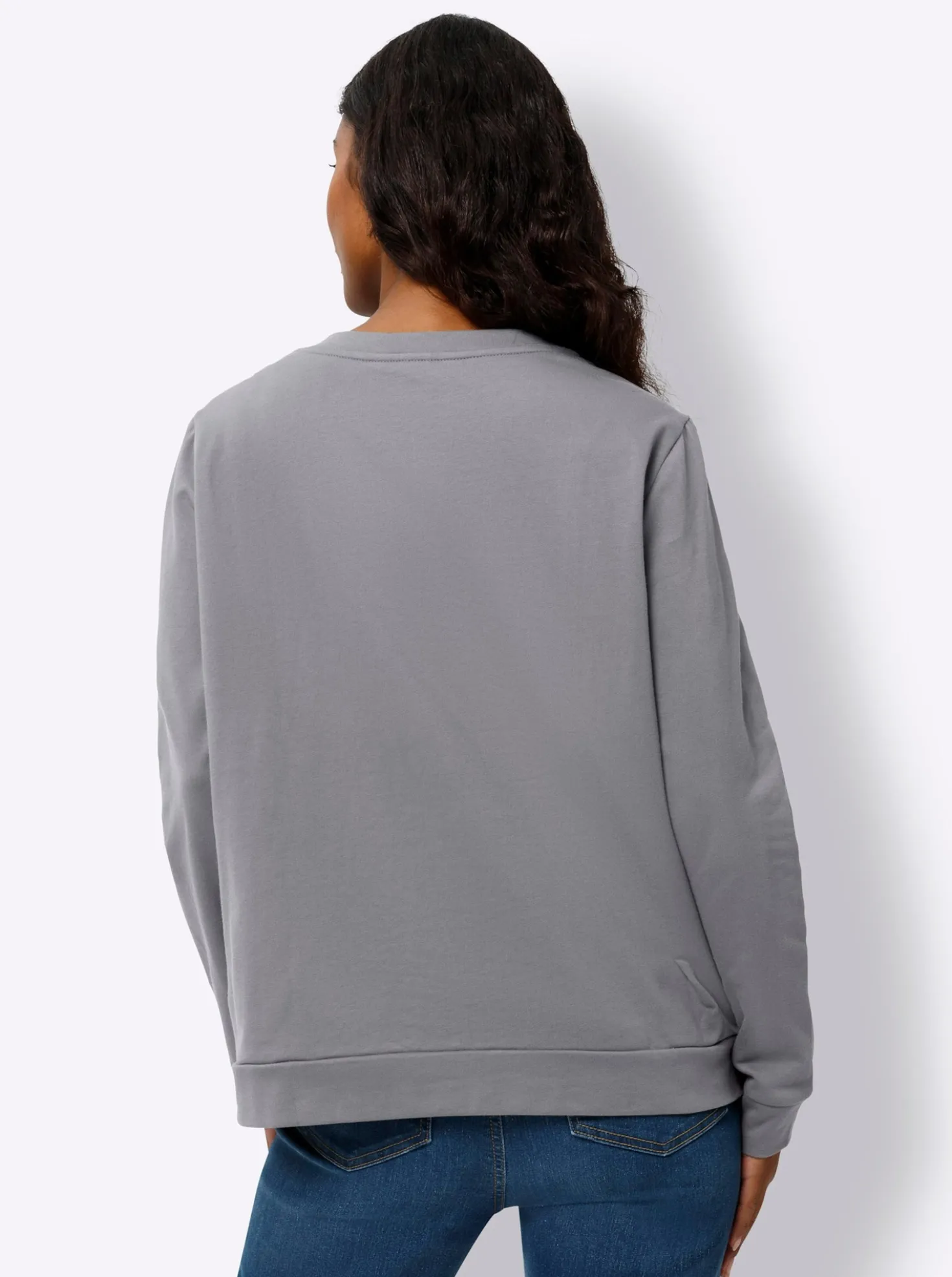 Sweatshirt mit 3D-Schriftzug