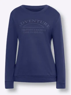 Sweatshirt mit 3D-Schriftzug