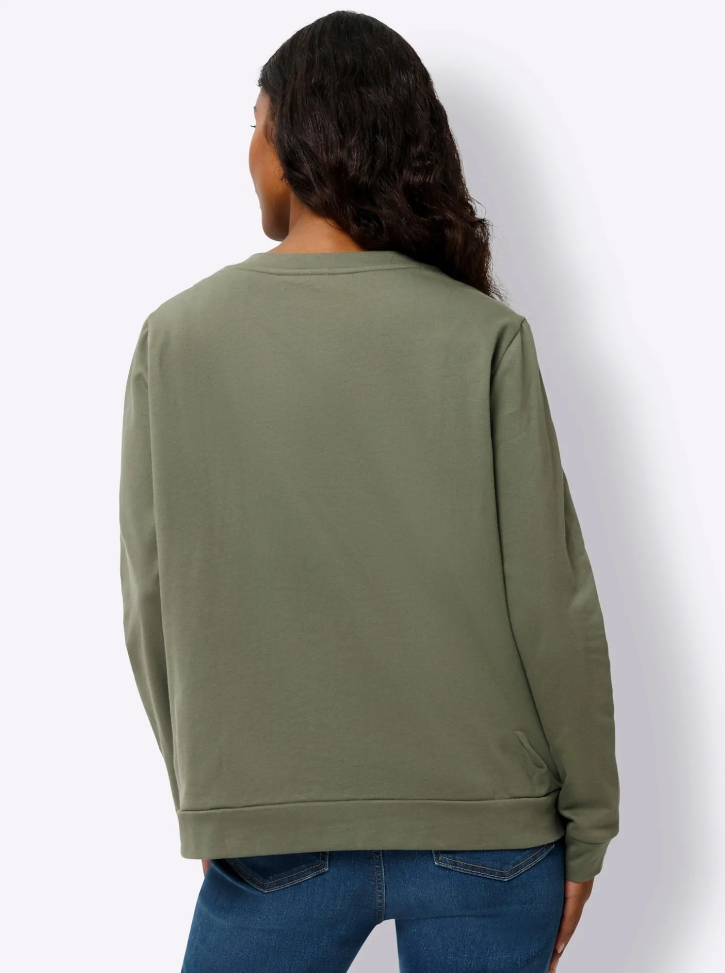 Sweatshirt mit 3D-Schriftzug