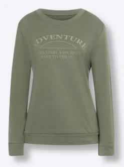 Sweatshirt mit 3D-Schriftzug