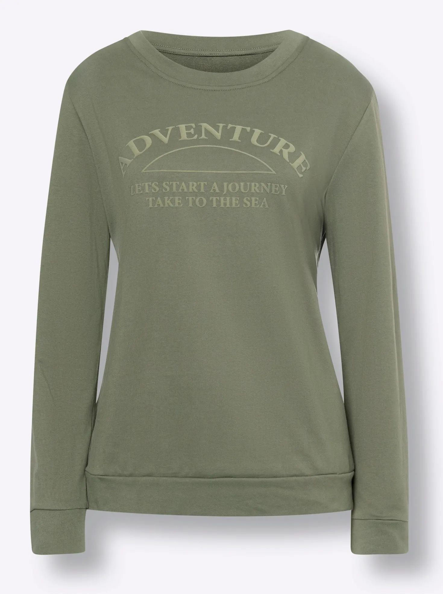 Sweatshirt mit 3D-Schriftzug