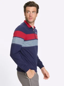 Sweatshirt mit elastischen Bündchen