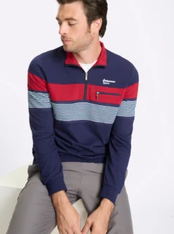 Sweatshirt mit elastischen Bündchen