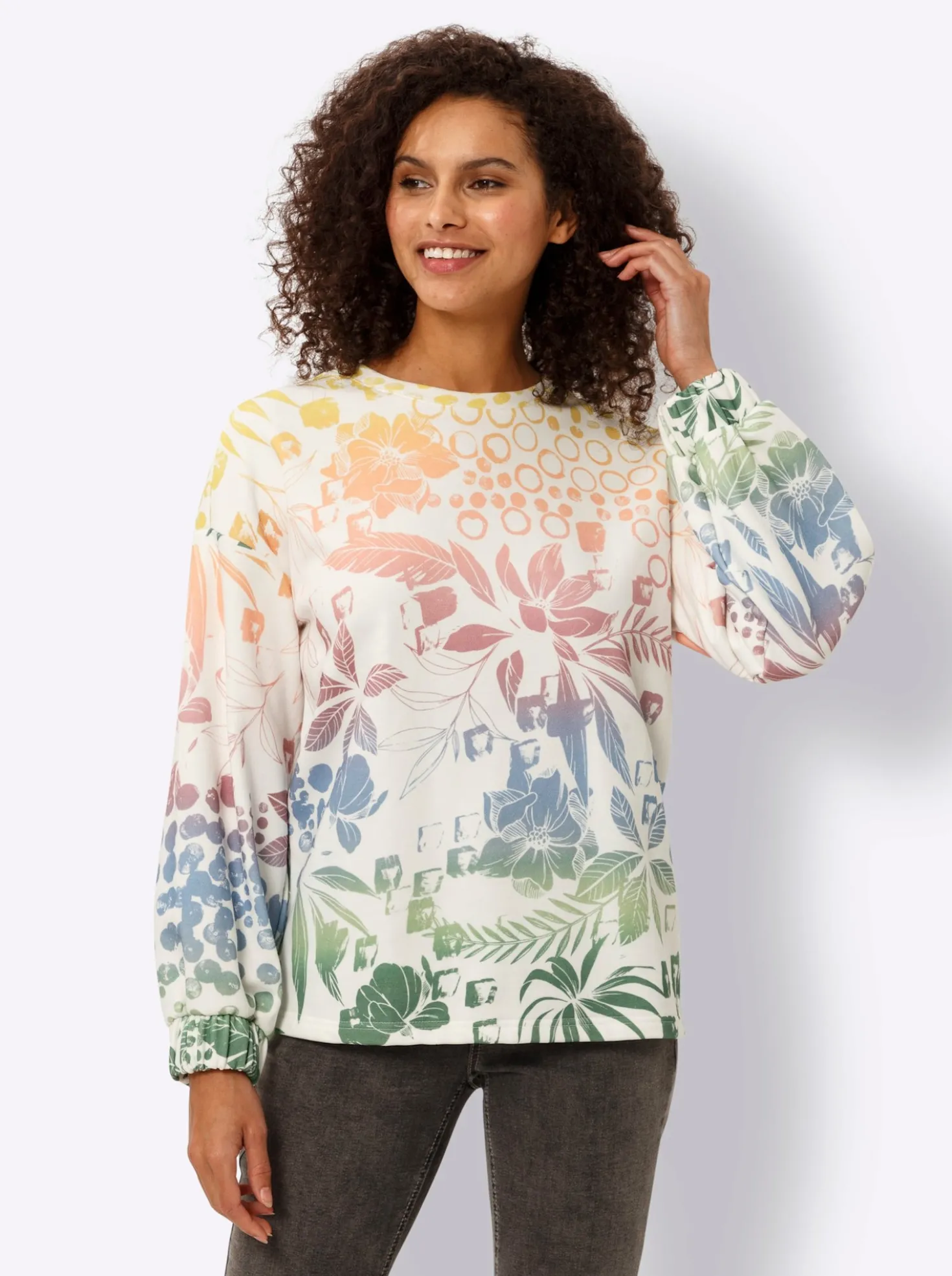 Sweatshirt mit Farbverlauf