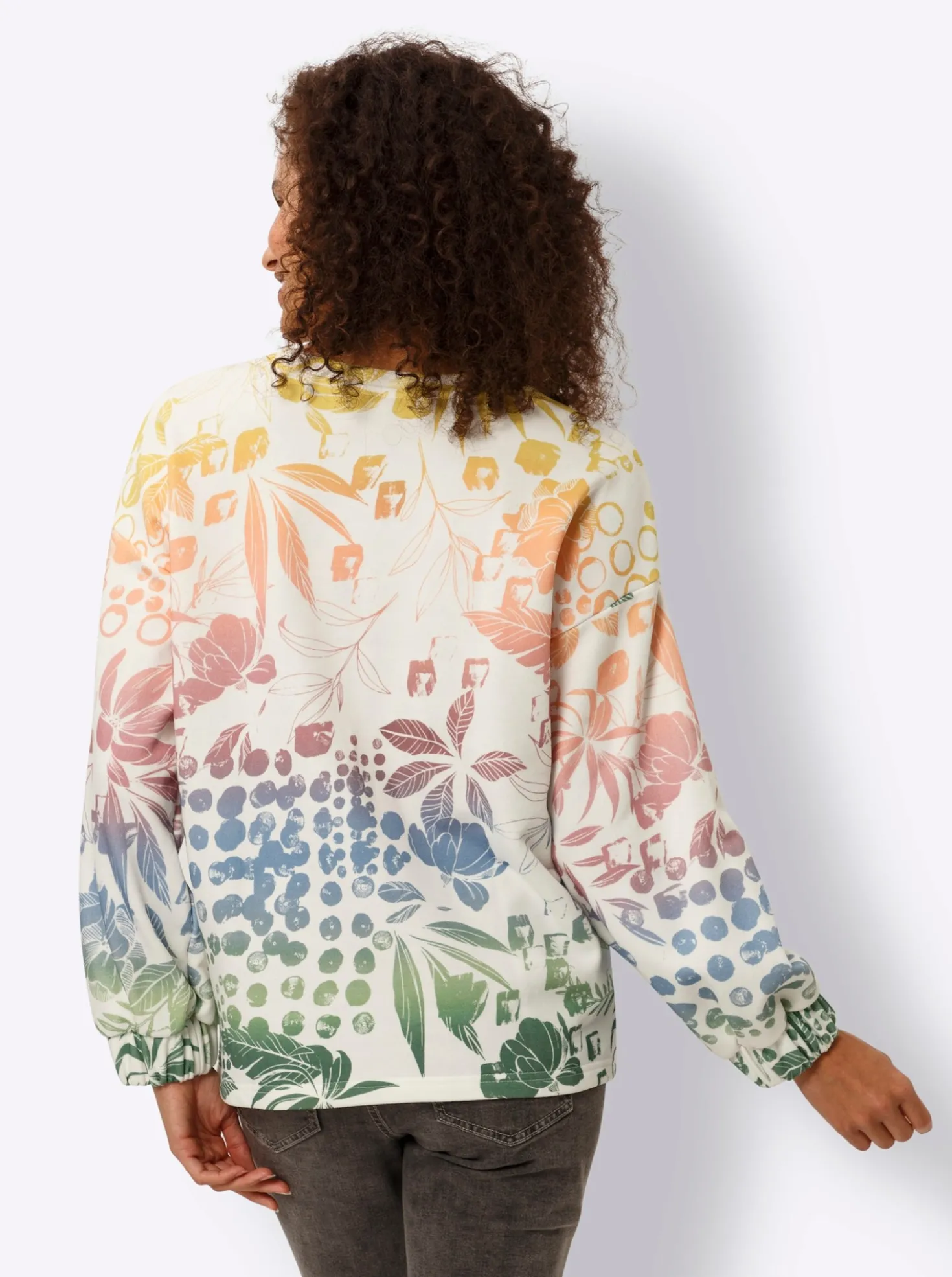 Sweatshirt mit Farbverlauf
