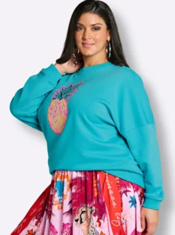 Sweatshirt mit Frontprint