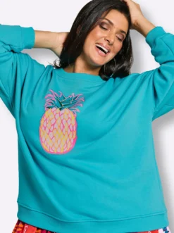 Sweatshirt mit Frontprint