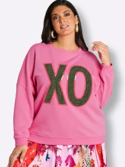Sweatshirt mit Front- und Rückenprint