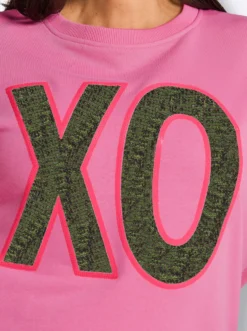 Sweatshirt mit Front- und Rückenprint