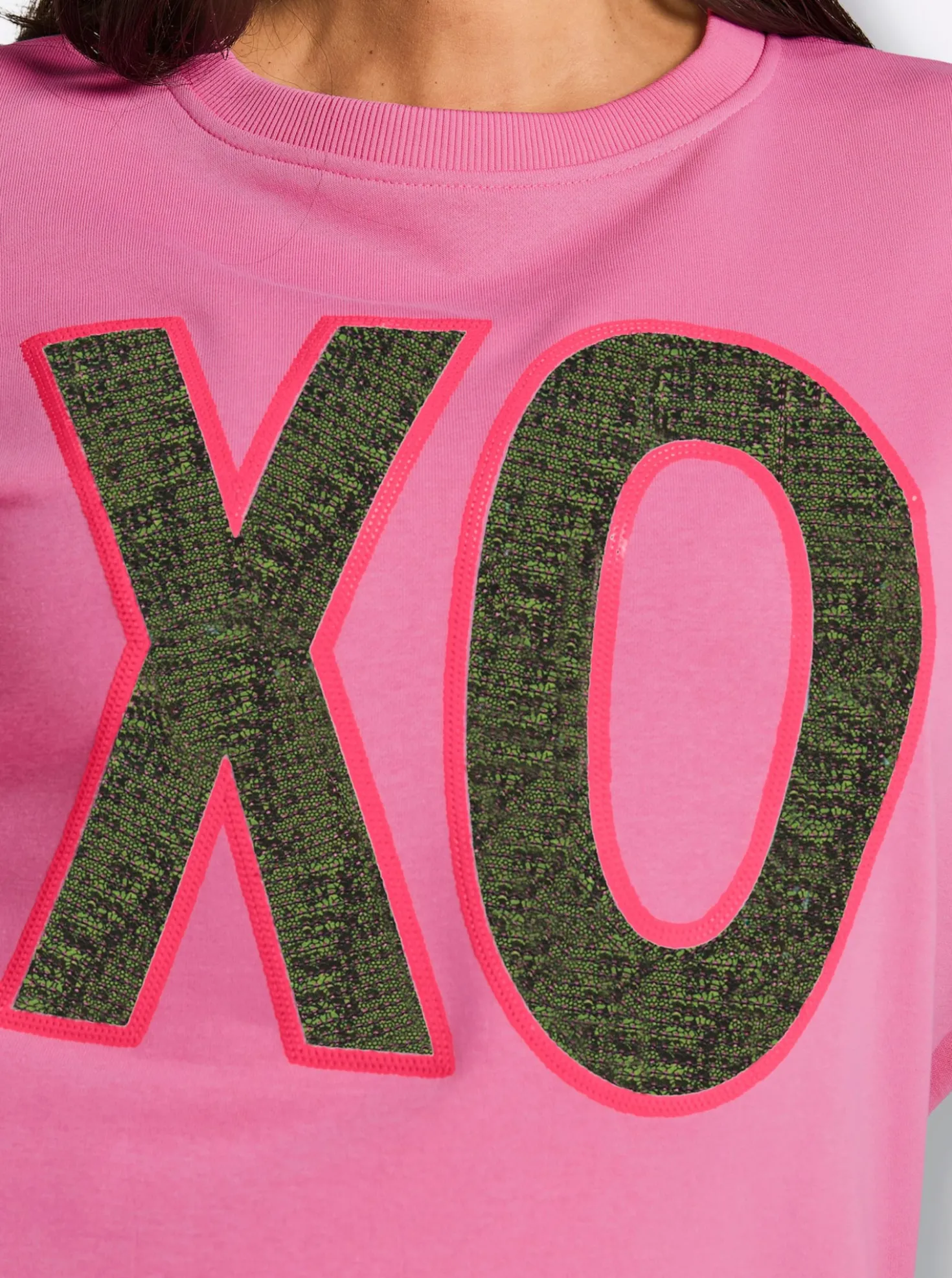 Sweatshirt mit Front- und Rückenprint