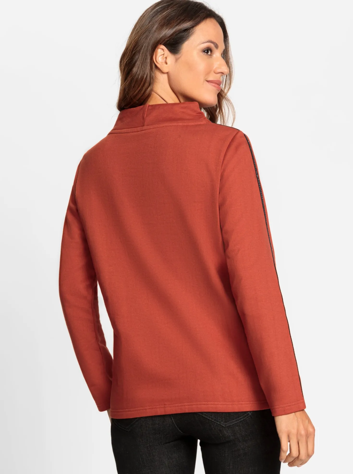 Sweatshirt mit Glitzer-Details
