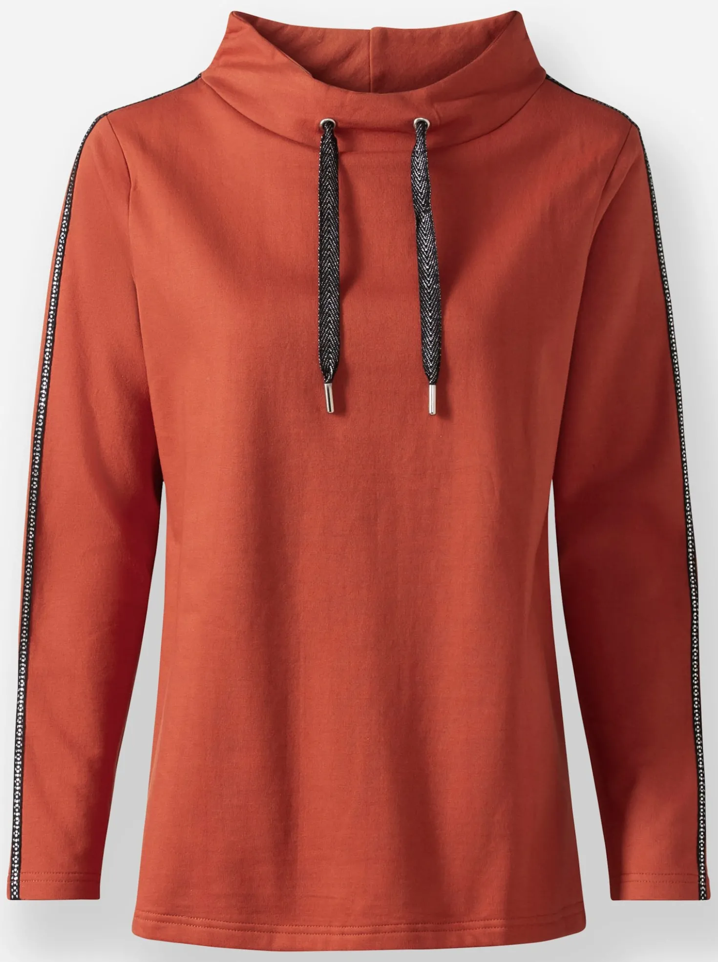 Sweatshirt mit Glitzer-Details