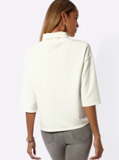 Sweatshirt mit Glitzersteinchen