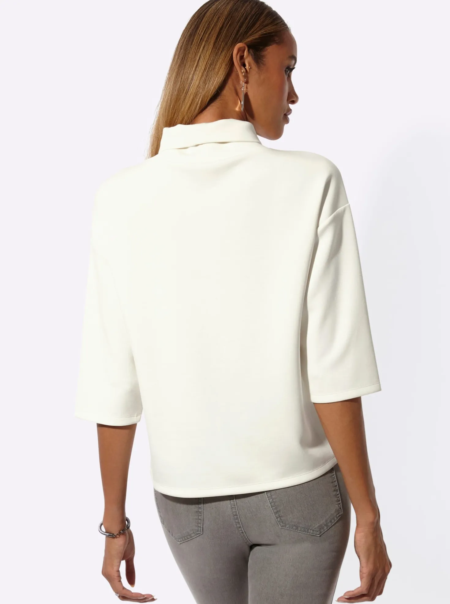 Sweatshirt mit Glitzersteinchen
