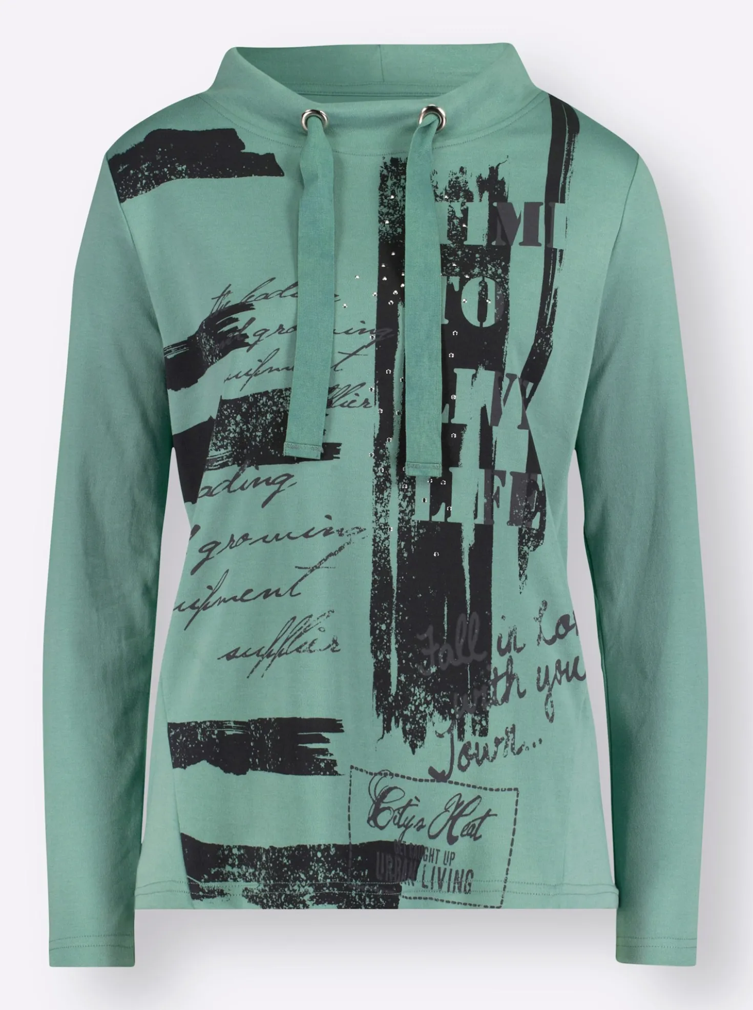 Sweatshirt mit grafischem Druck
