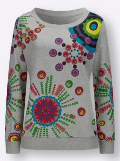 Sweatshirt mit grafischem Druck