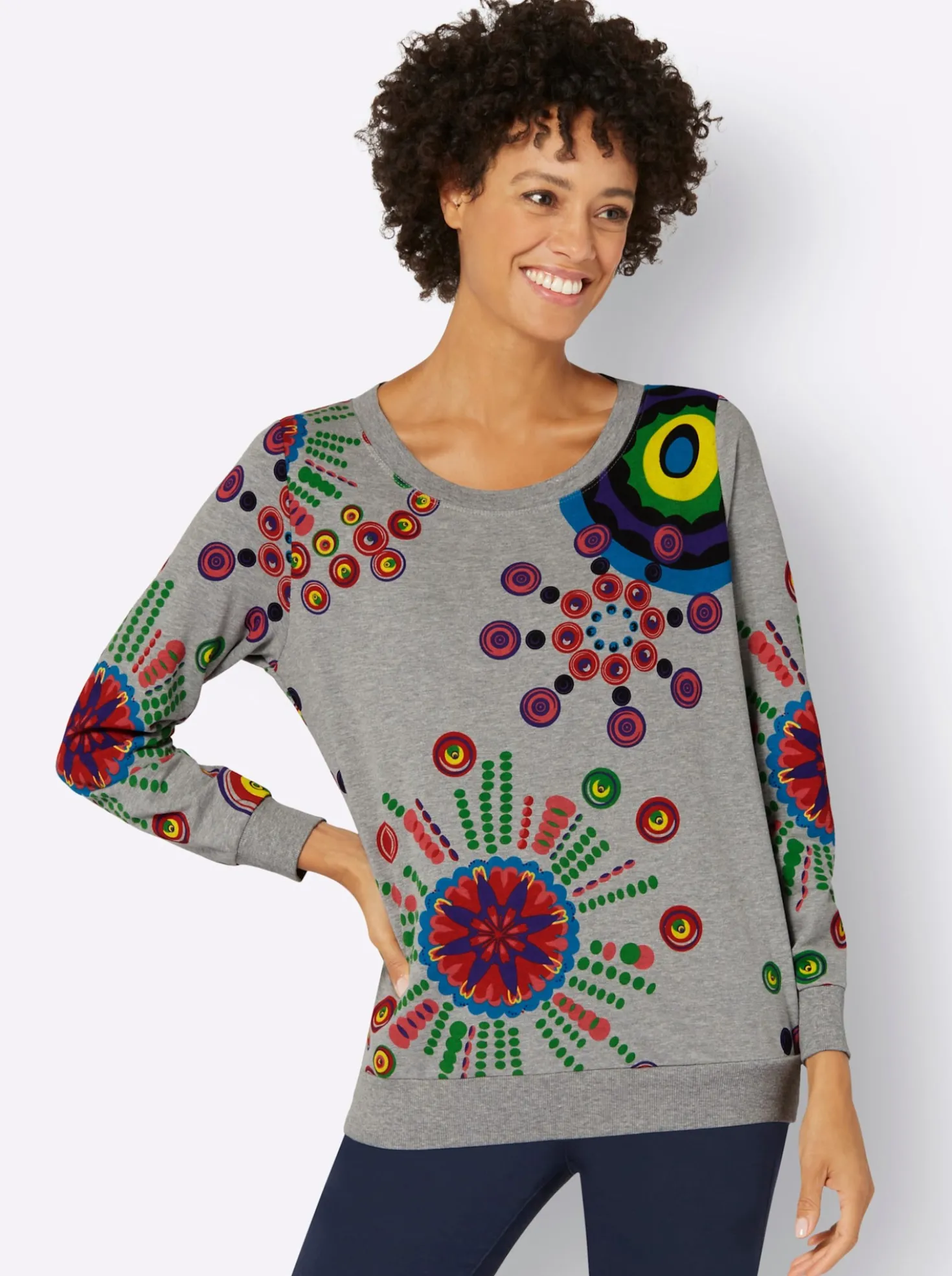 Sweatshirt mit grafischem Druck