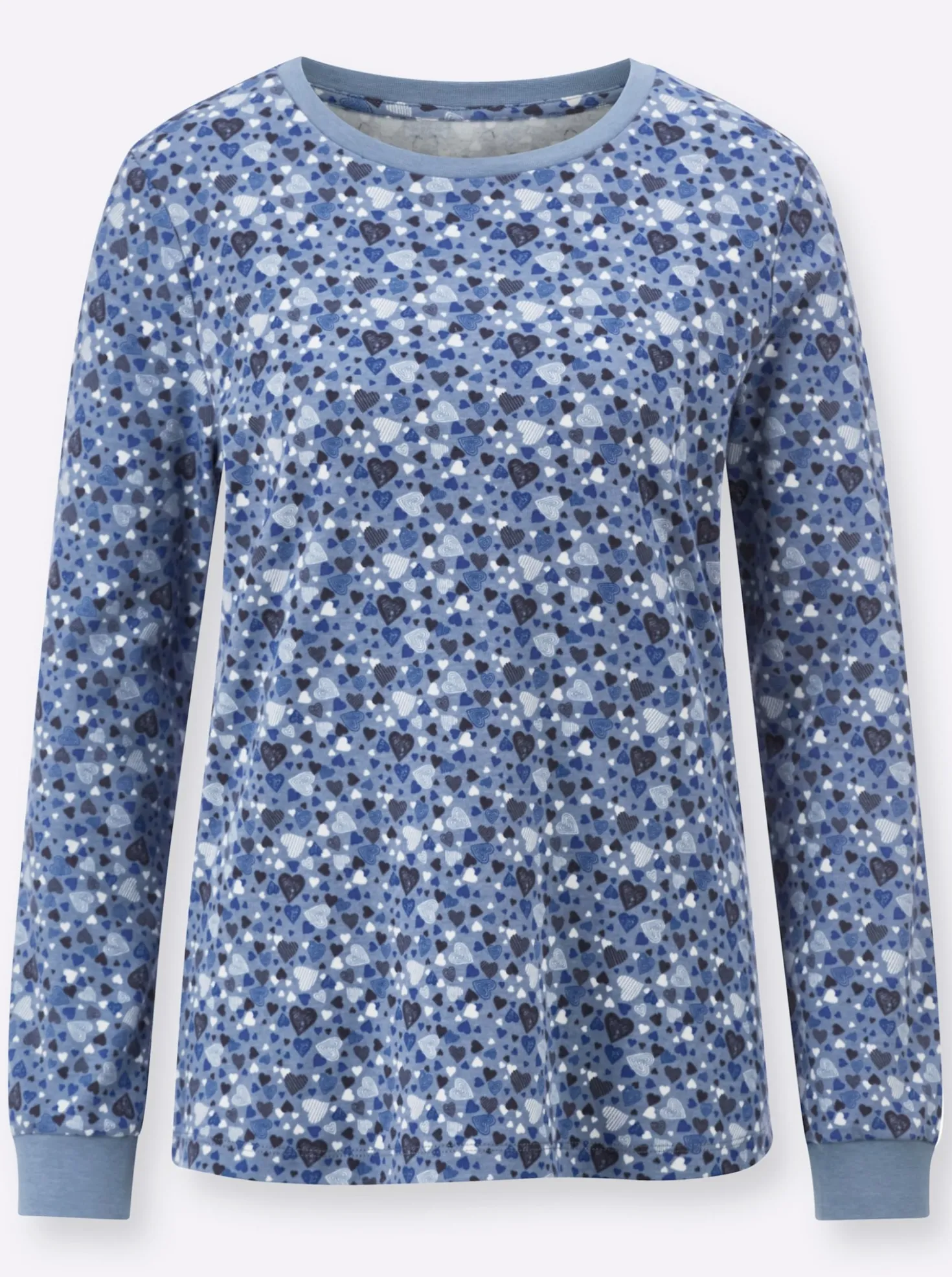 Sweatshirt mit Herzchen