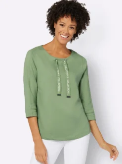Sweatshirt mit 3/4-Ärmeln