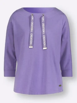 Sweatshirt mit 3/4-Ärmeln