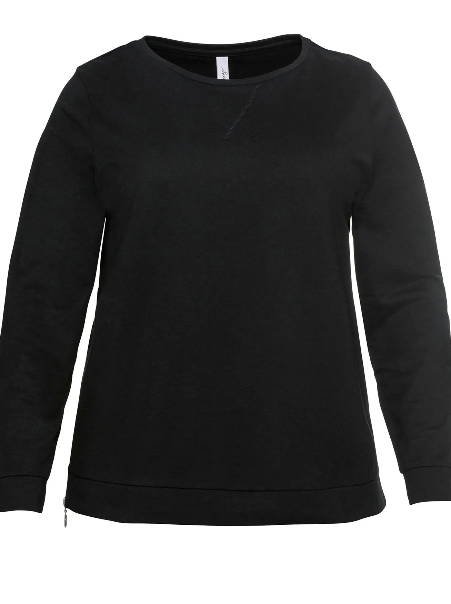 Sweatshirt mit seitlichen Zippern