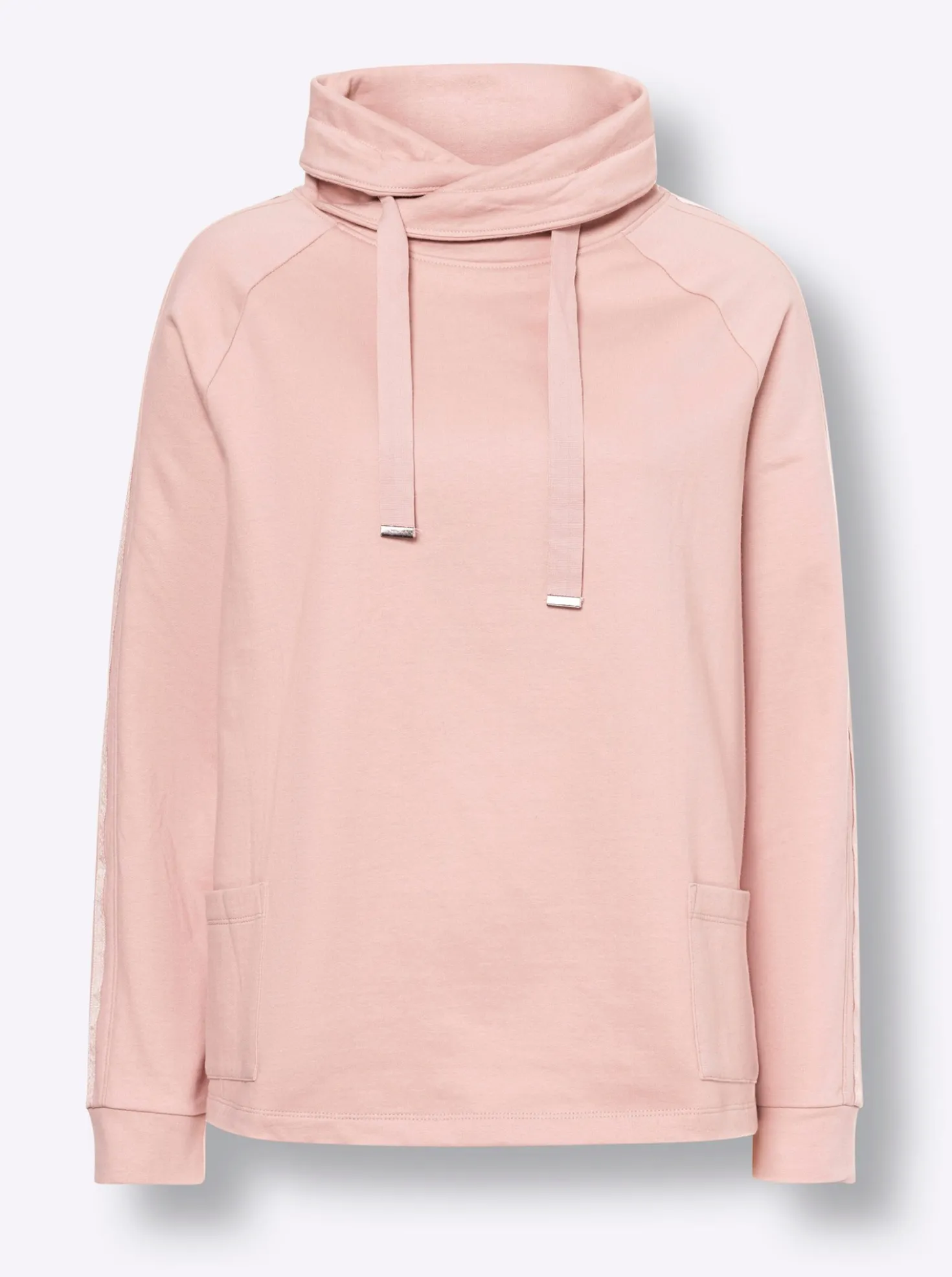 Sweatshirt mit Stehkragen