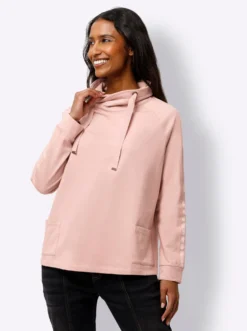 Sweatshirt mit Stehkragen