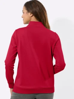 Sweatshirt mit Troyerkragen