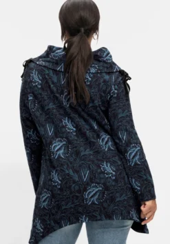 Sweatshirt mit weitem Schalkragen